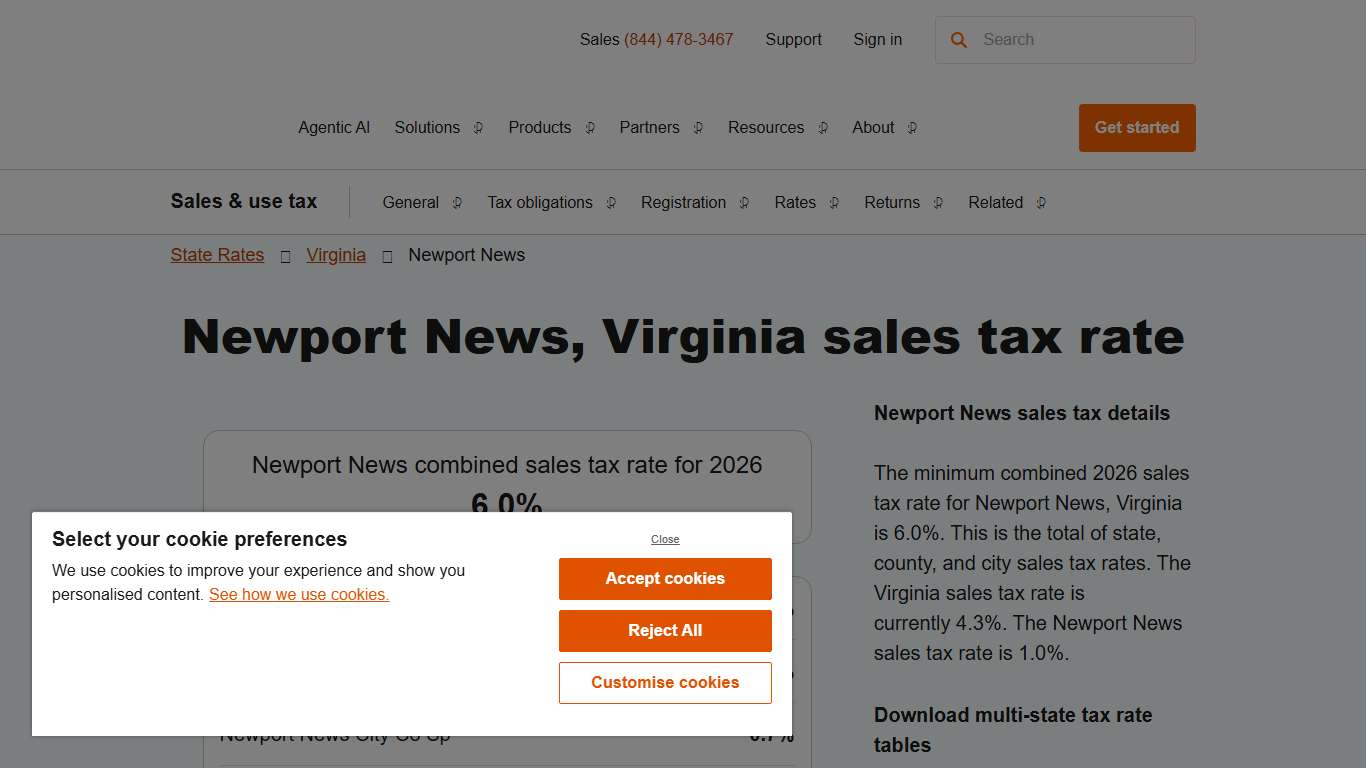 2026 Newport News, Virginia Sales Tax Calculator & Rate – Avalara
